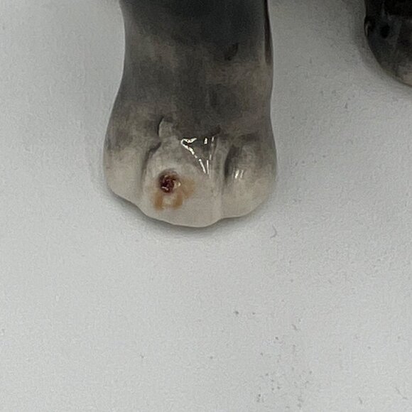 Goebel Vintage Porcelain Cat W. Germany Figurine Goebel Backstamp 1970s gray - Picture 4 of 13